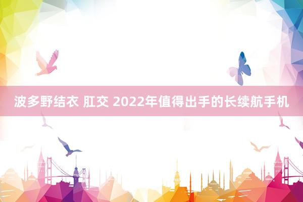 波多野结衣 肛交 2022年值得出手的长续航手机
