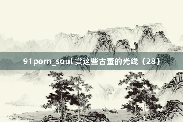 91porn_soul 赏这些古董的光线（28）
